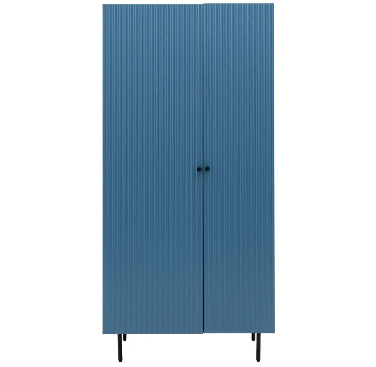 Buckton 2 Door Wardrobe - Blue
