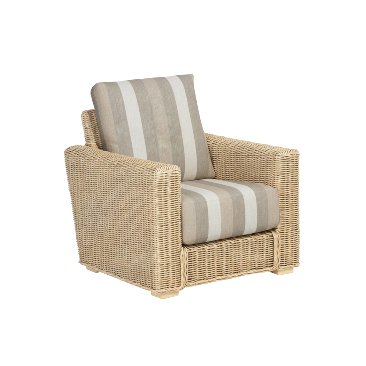 Burford Armchair in Duke Beige Stripe
