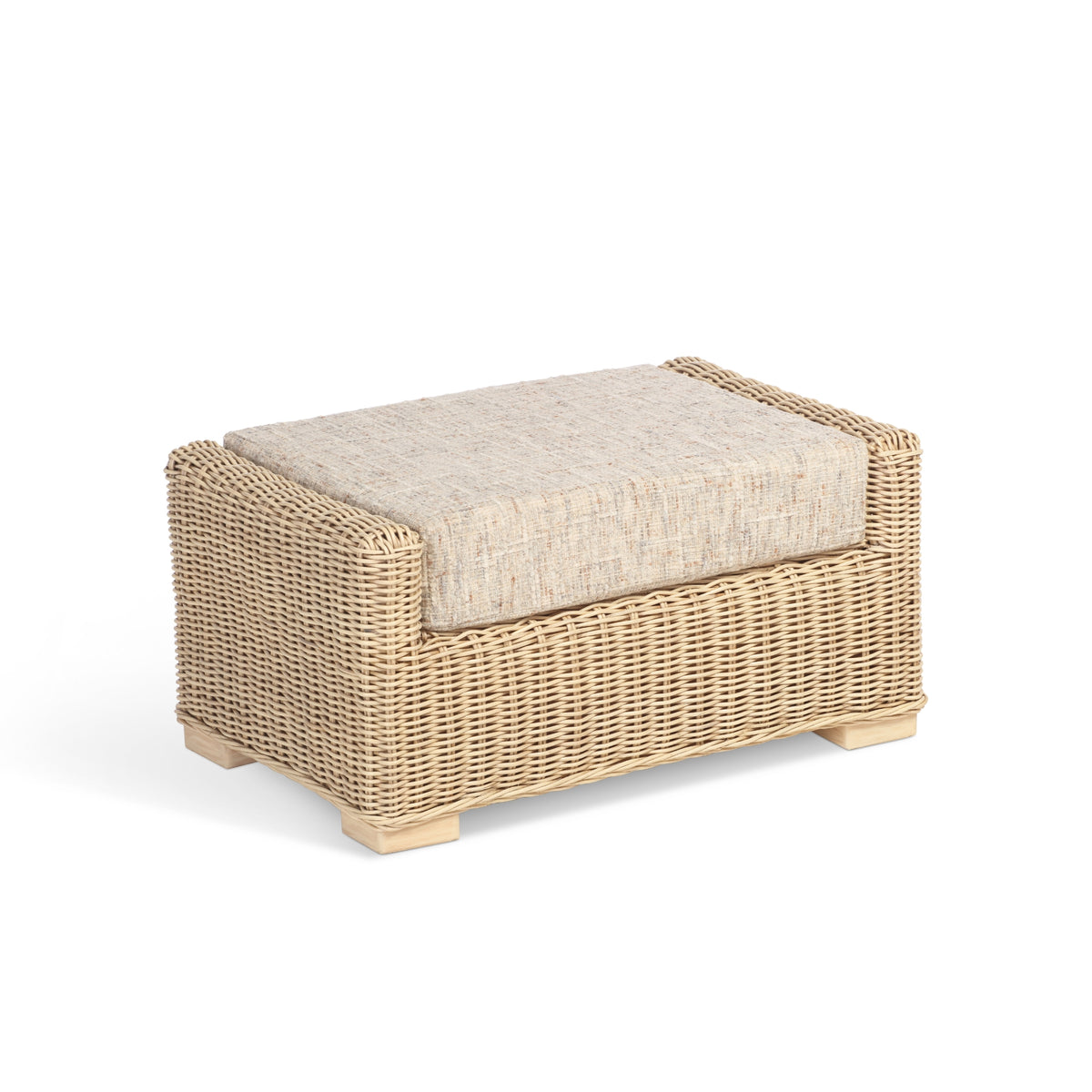 Burford Blush Footstool with Hidden Storage