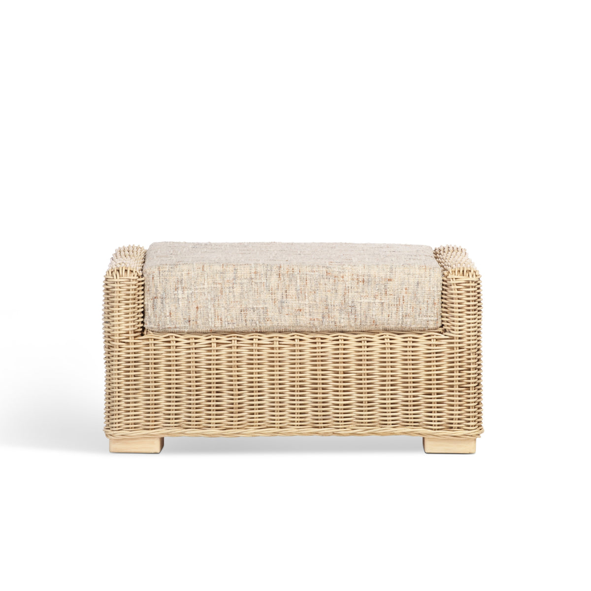 Burford Blush Footstool with Hidden Storage