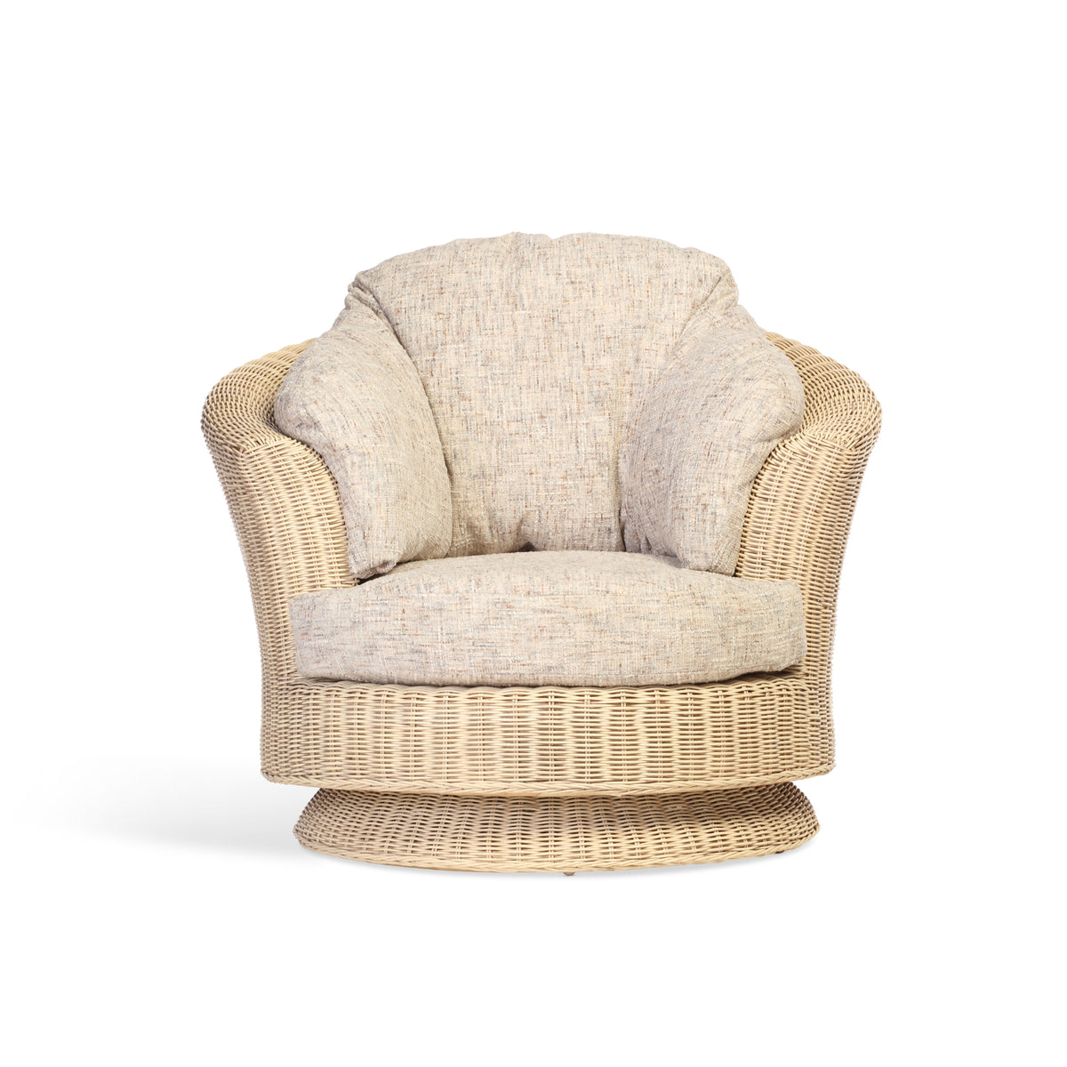 Burford Natural Wash Lyon Swivel Chair