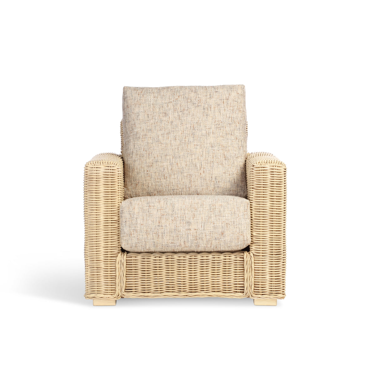 Burford Blush Rattan Armchair - Handcrafted Comfort