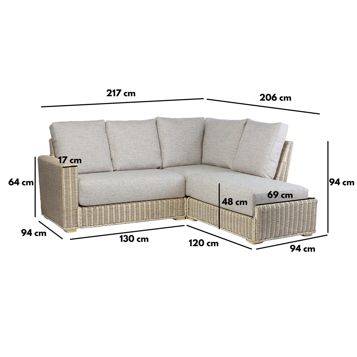 Burford Corner Sofa - Left Arm Facing