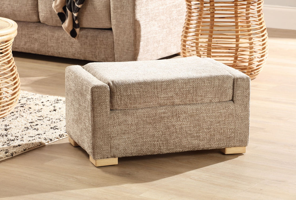 Elegant Witney Footstool with Hidden Storage – Desser