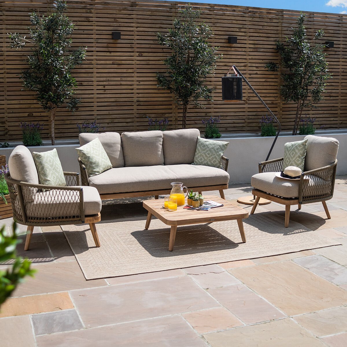 Byron 3-Seater Lounge Set, Sandstone
