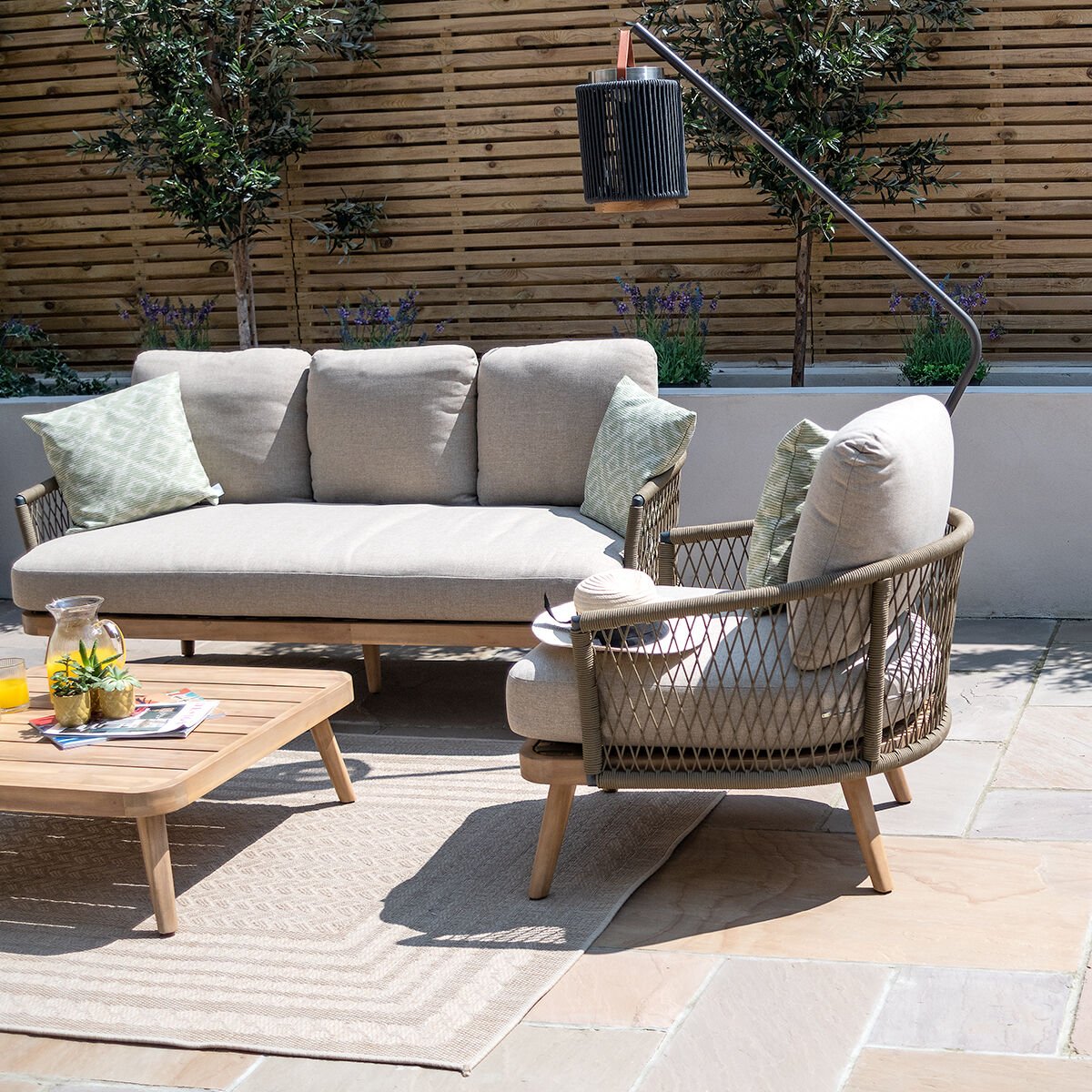 Byron 3-Seater Lounge Set, Sandstone