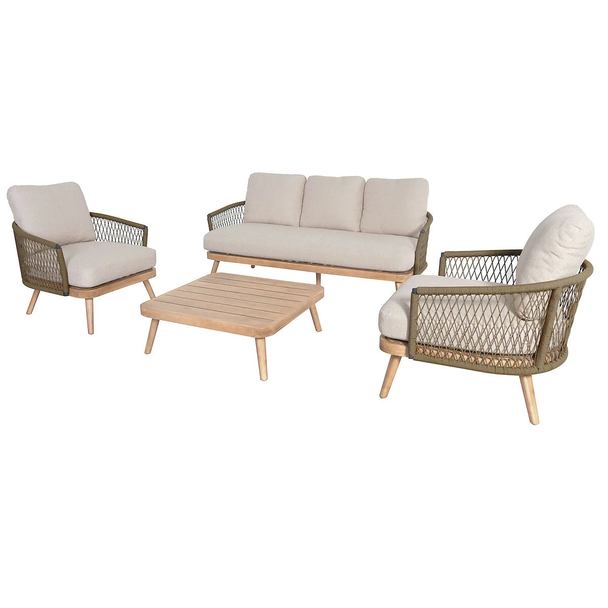 Byron 3-Seater Lounge Set, Sandstone