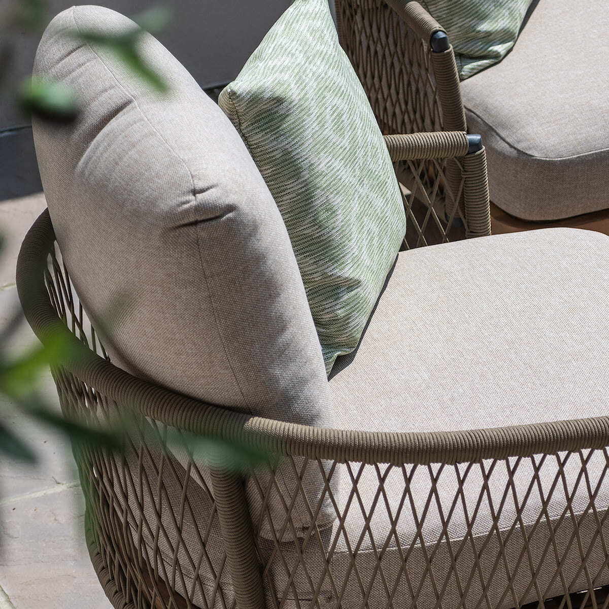 Byron Rope Weave Lounge Chair Sandstone