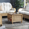 Desser Centurion Rattan & Glass Coffee Table