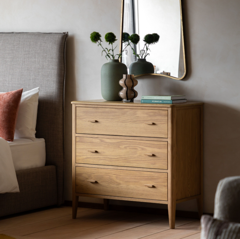 Camilia Natural 3 Drawer Chest