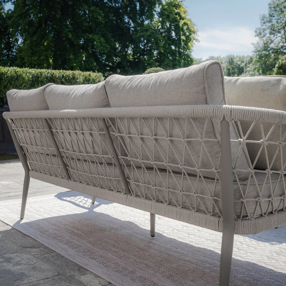 Cannes Large Corner Sofa Set - Linen