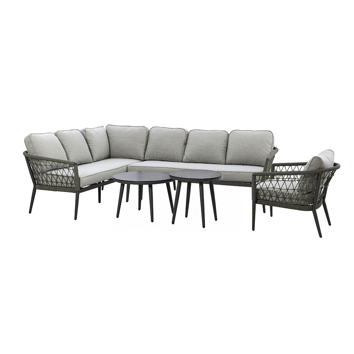 Cannes Corner Sofa Set with Armchair