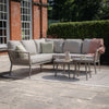 Cannes Small Corner Sofa Set - Cool Linen
