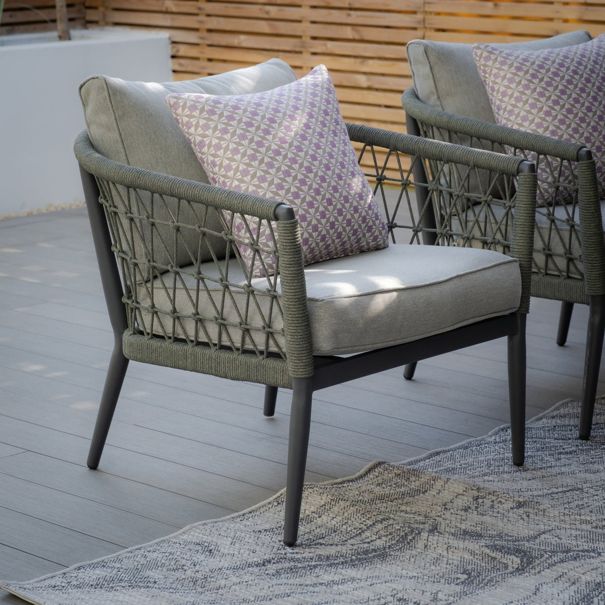 Cannes Corner Sofa Set with Armchair