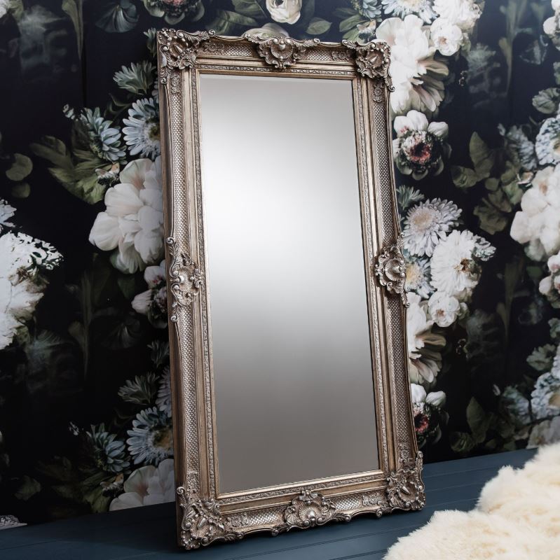 Sretton Leaner Full Length Mirror Silver