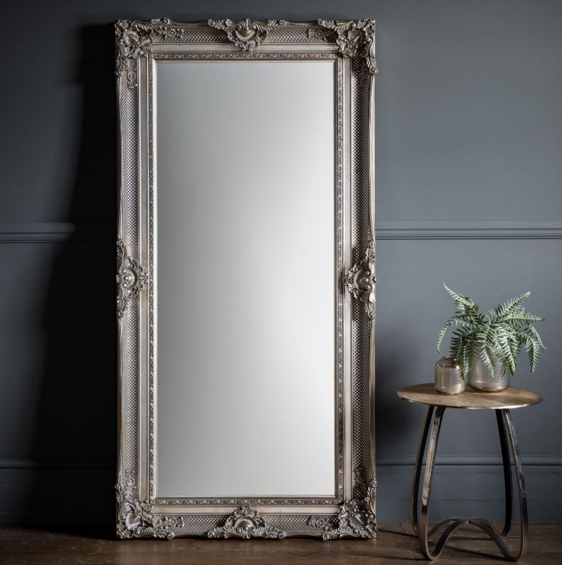 Valois Full Length Leaner Mirror Silver