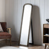 Beck Standing Full Length Cheval Mirror Brushed Brass