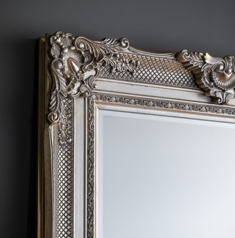 Valois Full Length Leaner Mirror Silver