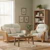 Centurion 2 Seater Sofa and Armchair in Darien Duck Egg