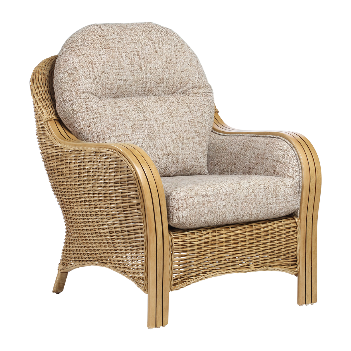 Centurion Sustainable Rattan 3-Seater 3pc Sofa Suite in Fawn