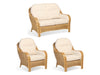 Centurion Sustainable Rattan 2-Seater 3pc Sofa Suite