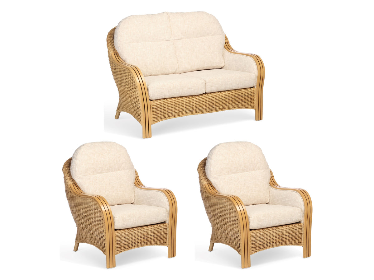Centurion Sustainable Rattan 2-Seater Sofa Suite