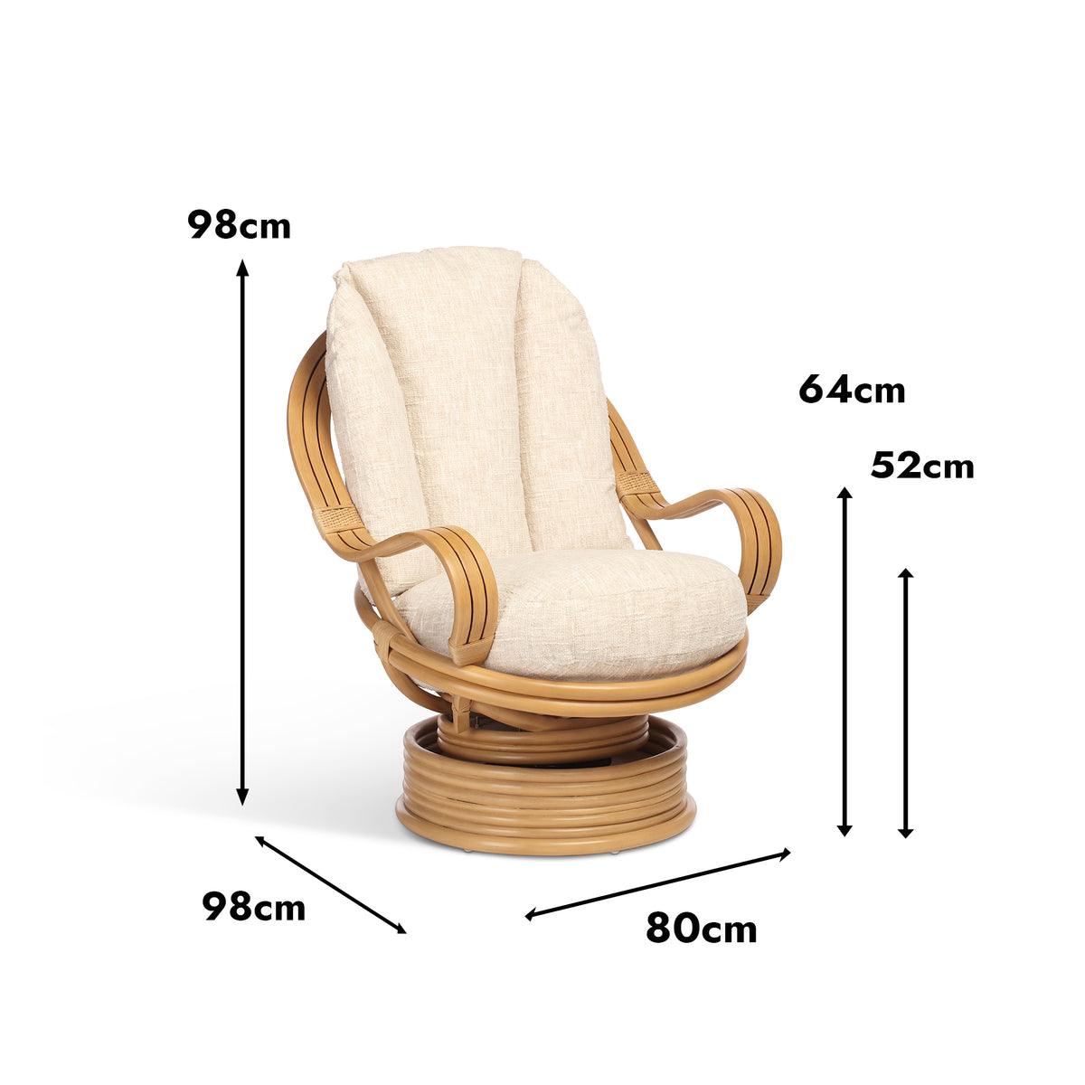 Centurion Laminated Swivel Rocker Chair