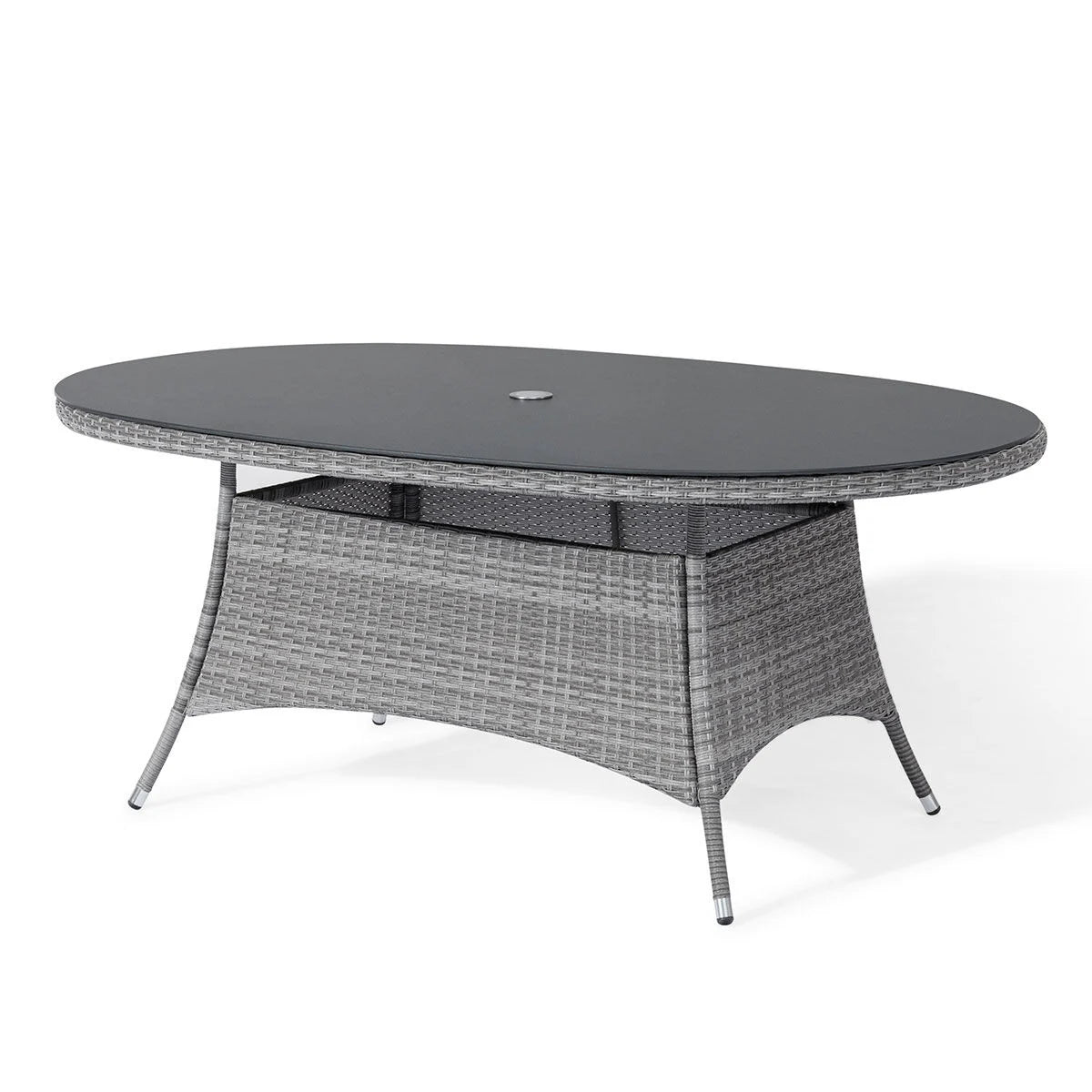Chaval Rattan 6 Seat Oval Dining Set
