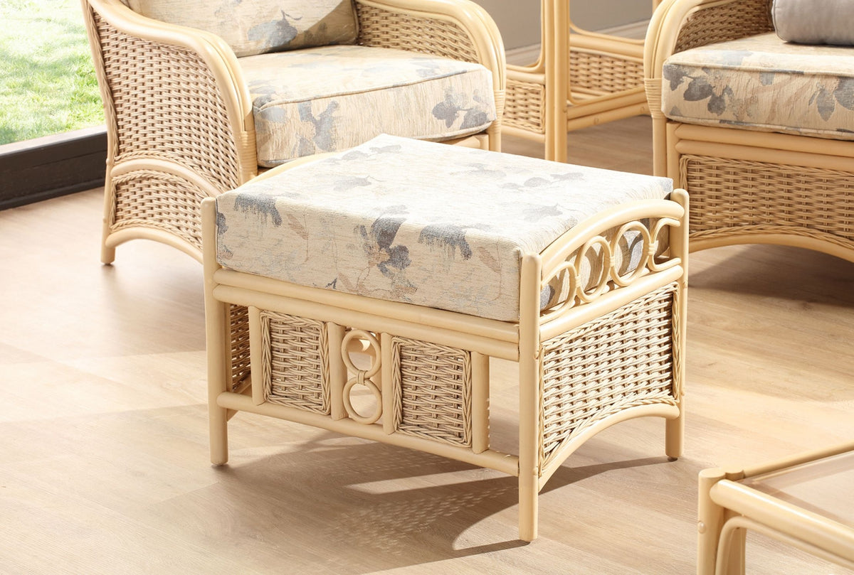 Chelsea Rattan Footstool