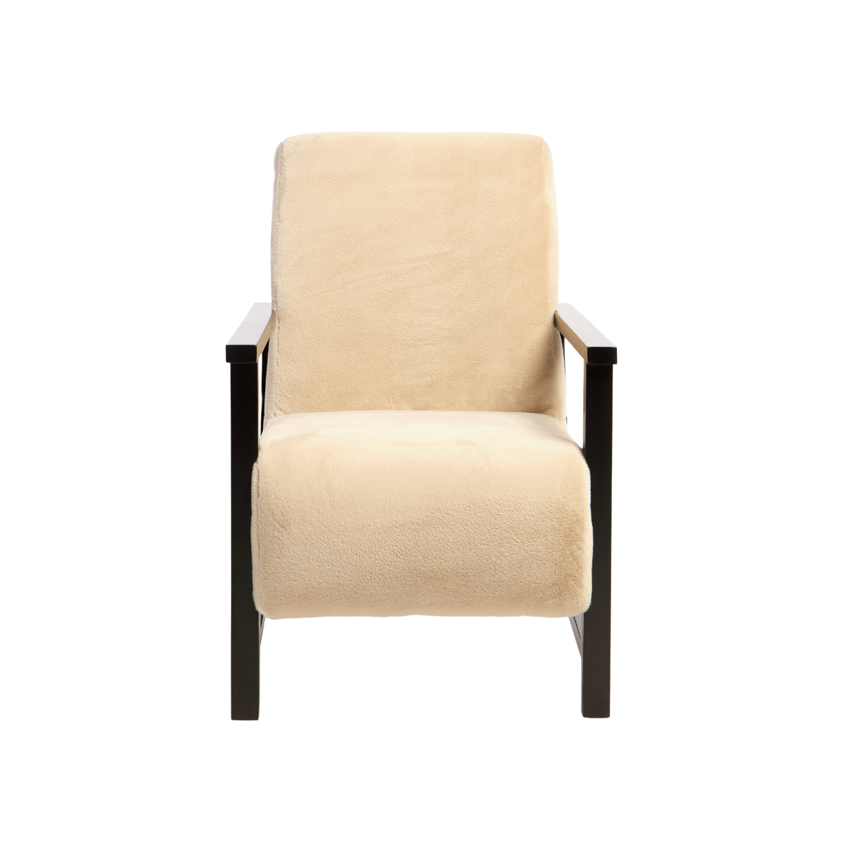 Cheshire Upholstered Chair with Black Rattan Arms