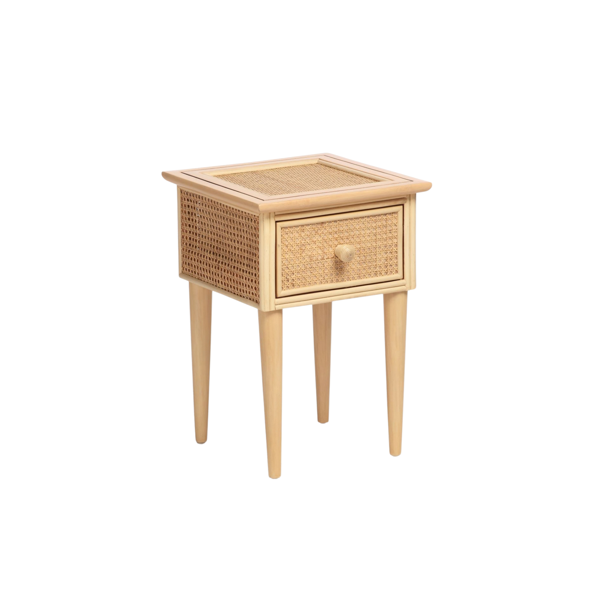Chester Natural Rattan 2 Armchairs and Lamp Table in Apple Crumble