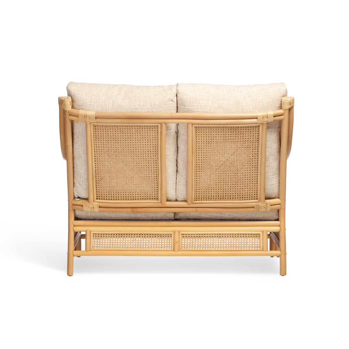 Chester Natural Cane Two-Seater Sofa