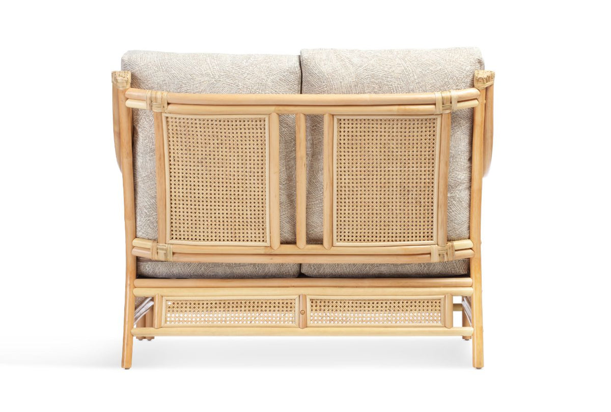 Chester Natural Cane 2 Seater Sofa