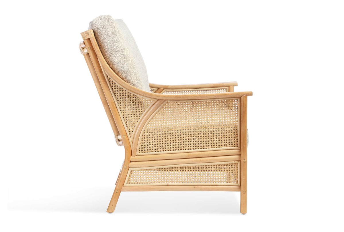 Chester Natural Cane Two-Seater Sofa