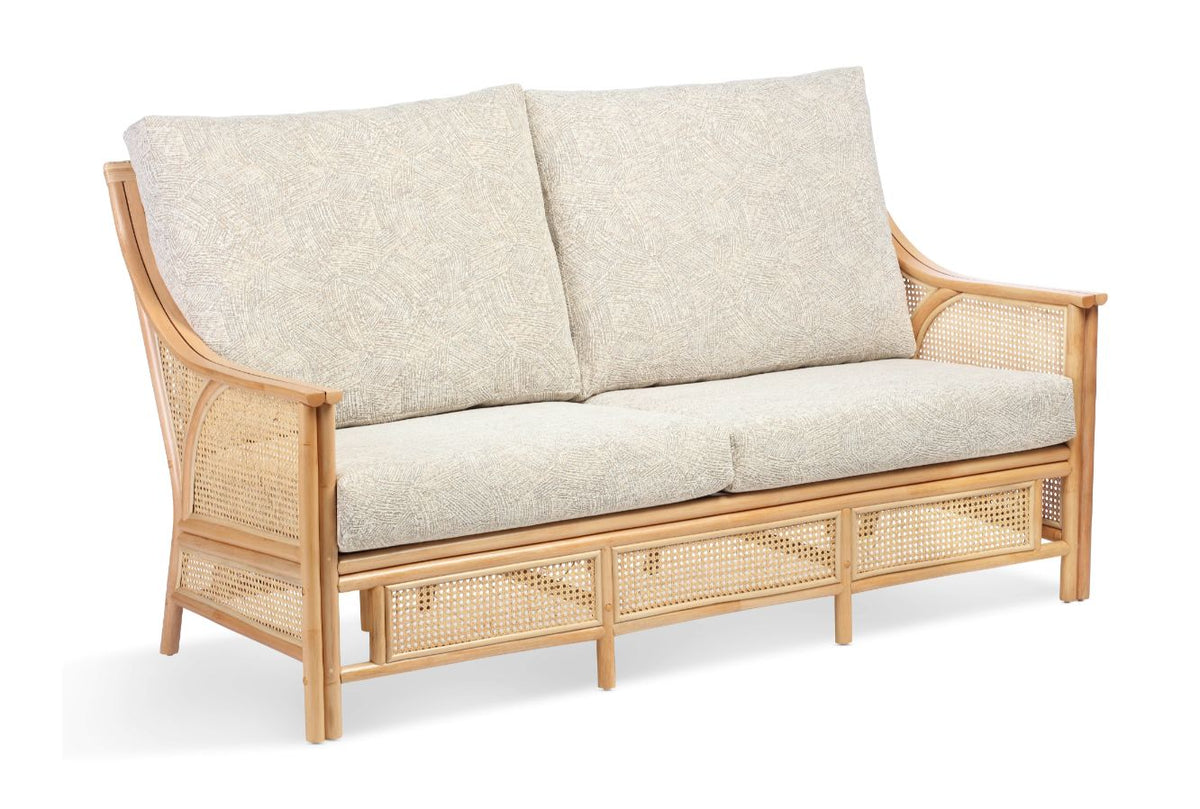 Chester Rattan 3-Seater Sofa, Natural