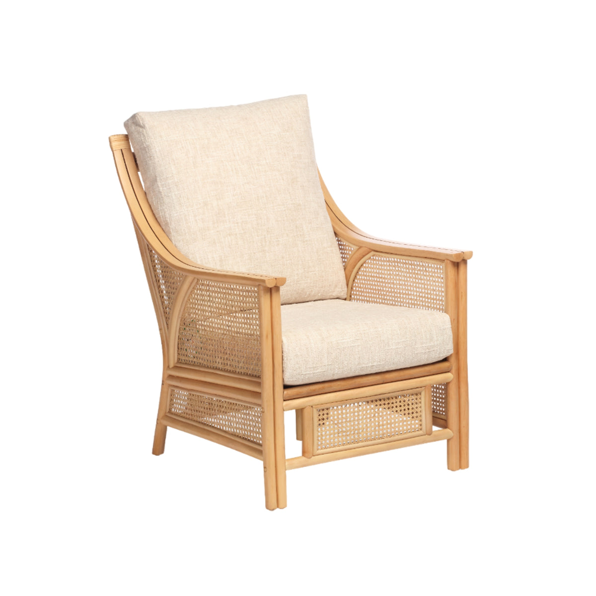 Chester Natural Cane 3 Seater Suite