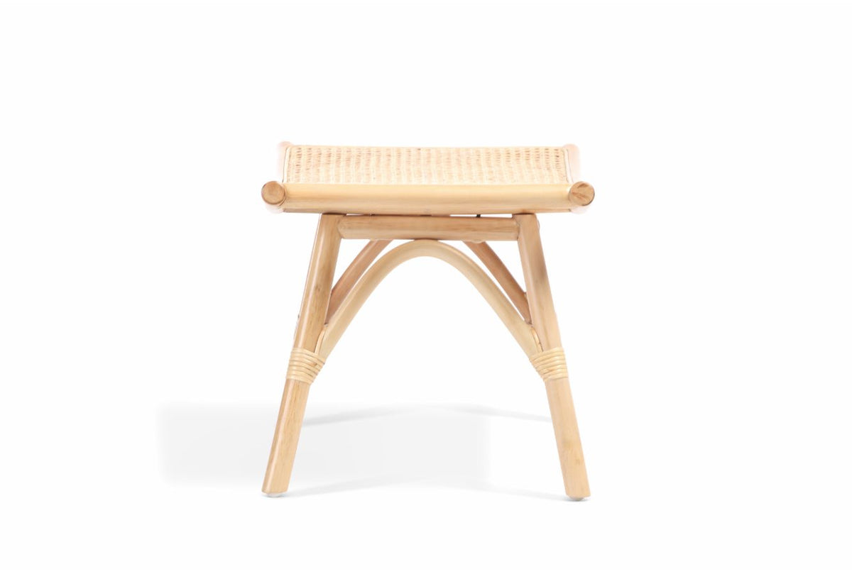 Chester Natural Cane Footstool