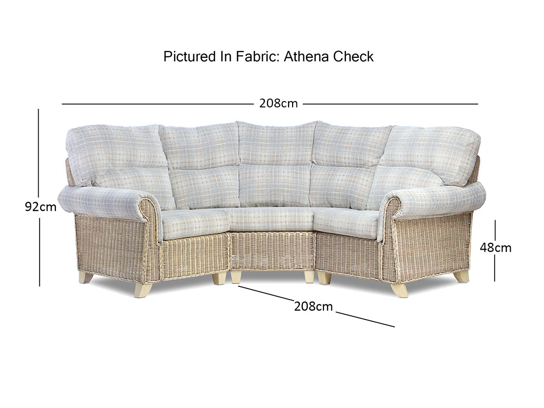 Clifton 3-Piece UK Cane Corner Sofa