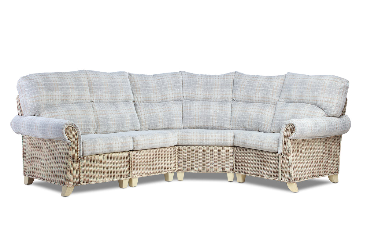 Clifton Rattan 4-Piece Corner Sofa - Luxury Wicker