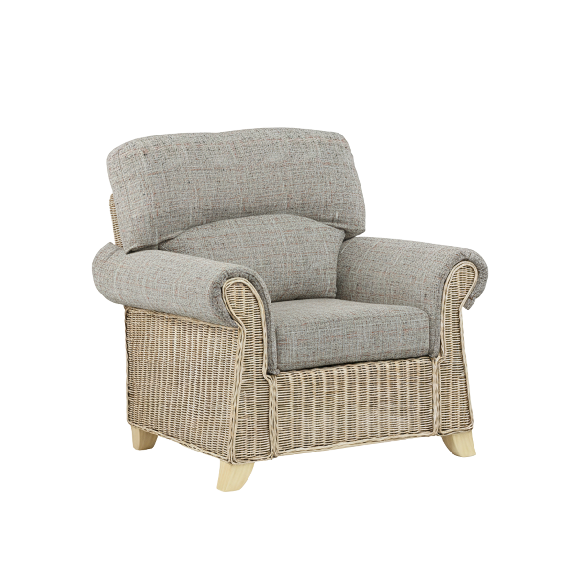 Clifton Armchair in Blush Tweed