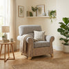 Clifton Armchair in Blush Tweed - Clearance