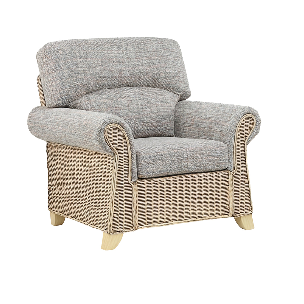 Clifton Armchair in Blush Tweed - Clearance