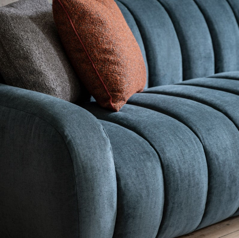 Corbina 3 Seater Sofa in Blue