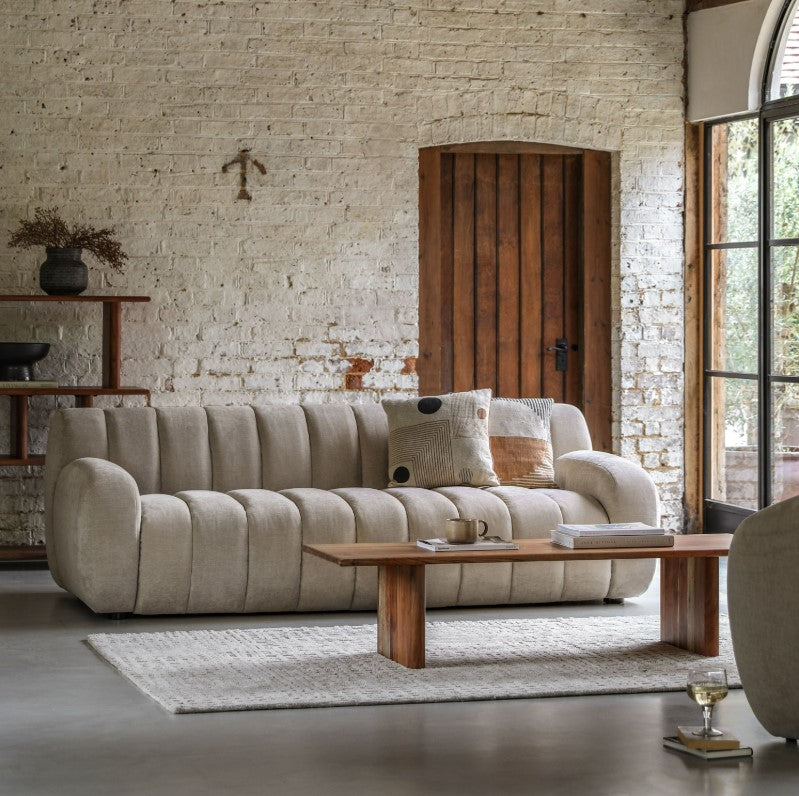 Corbina 3 Seater Sofa in Cream