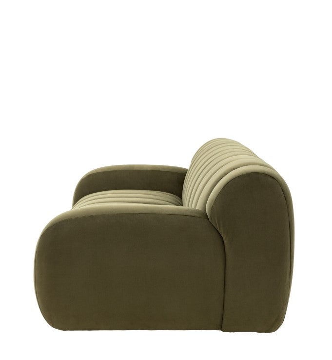 Corbina 3 Seater Sofa in Moss Green