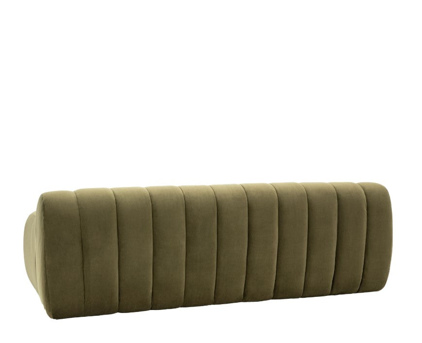 Corbina 3 Seater Sofa in Moss Green