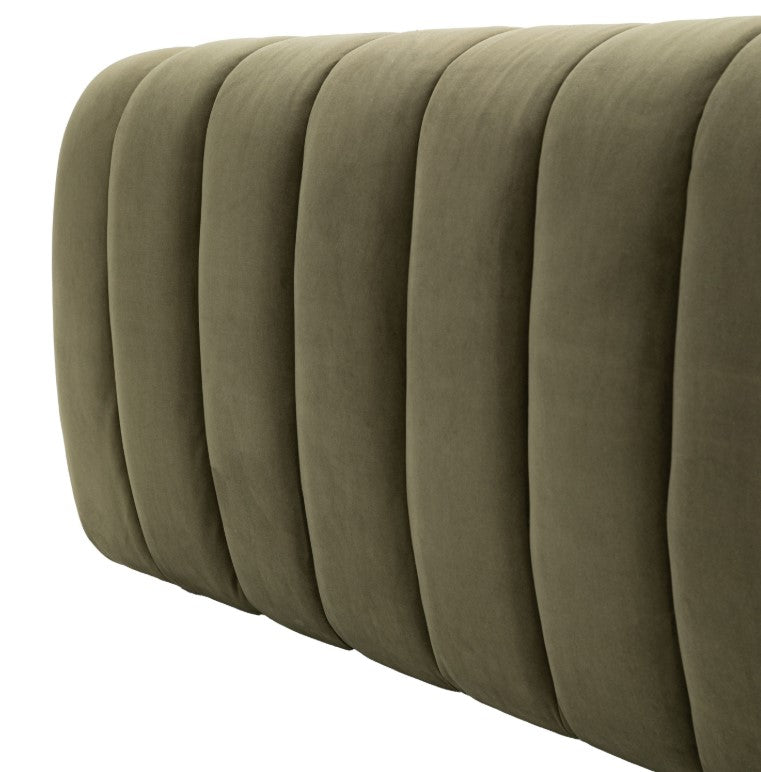 Corbina 3 Seater Sofa in Moss Green