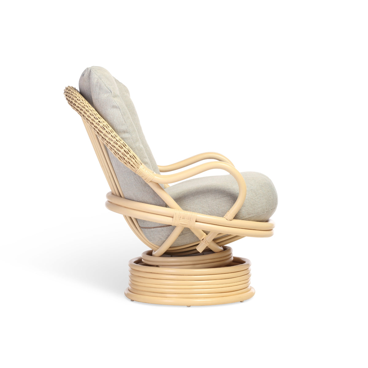 Samford Natural Wash Deluxe Swivel Rocker