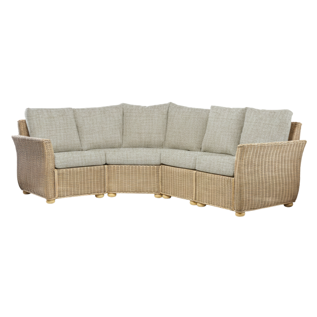 Corsica 4 Piece Corner Sofa in Earth Beige