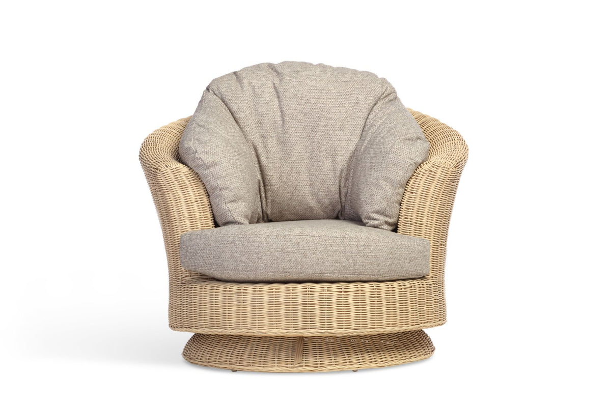 Lyon Swivel Chair in Seashell